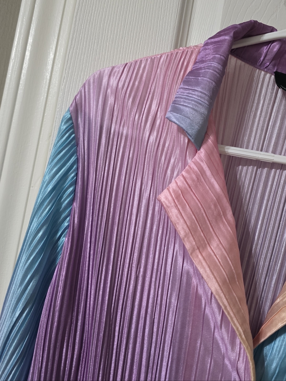 Dressed in LALA | Rainbow Daydream Matching Plissé Set, Baggy Fit, EUC! - Picture 4 of 16